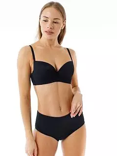 Комфортный бюстгальтер на поролоне и на каркасах Coquette Revue VOCR_Skin 54119-06 Бюст Черный