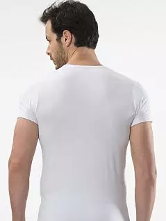 Облегающая футболка с V-образным вырезом LT1402 Cacharel белый