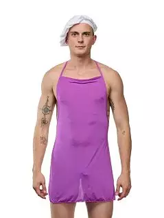 Мужской костюм "Повар" фиолетовый 3 в 1: стринги, фартук, колпак LaBlinque RTLB15740 распродажа