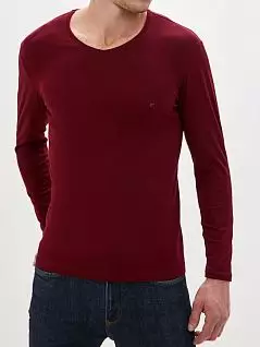 Облегающая футболка из хлопка с добавлением эластана Cacharel LT1333 Cacharel бордовый распродажа