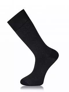 Комфортные носки из бамбука и хлопка на широкой резинке LT26239-1 MUDOMAY черный (6 пар)