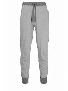 Хлопковые брюки в полоску на манжетах серого цвета Tom Tailor RT70977/5607 812