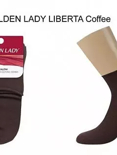 Удобные носки на комфортной резинке Golden Lady JSLIBERTA (5 пар) coffee gld