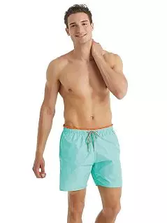 Гладкие пляжные шорты на широкой резинке LTBS10430 BlackSpade бирюза