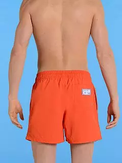 Яркие пляжные шорты с поддерживающей сеточкой внутри оранжевого цвета «HOM» 07470cQW