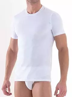 Приталенная мужская футболка белого цвета BlackSpade AURA b9506 White распродажа