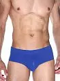 Хлопковые брифы анатомического кроя ярко-синего цвета Oboy 6935c05