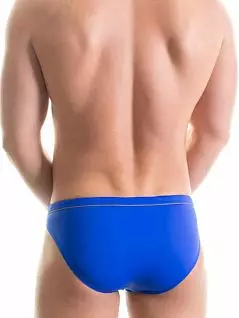 Стильные мужские плавки слипы синего цвета с серым кантом HOM Sport 35c9641c00BI