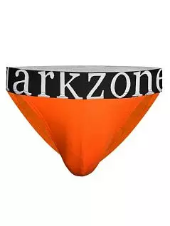 Яркие танга на контрастной резинке с логотипом оранжевого цвета DARKZONE RTDZN6158