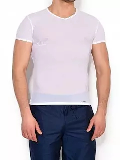 Стильная футболка из полупрозрачного полиамида Олаф Бенц 103495премиум Белый