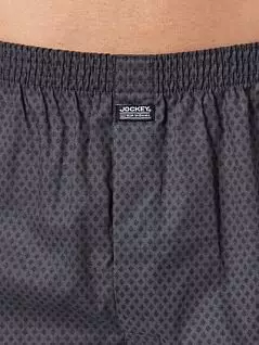 Мягкие трусы из 100% хлопка серого цвета JOCKEY 315100H (муж.) Антрацит 968