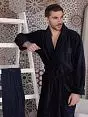 Классический халат из 100% хлопка Five Wien FW1637 Navy