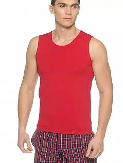 Мужская майка на широких лямках Jolidon DTММ19бл Red