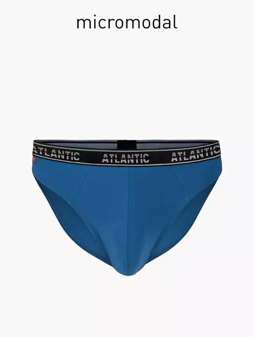 Шелковистые слипы из микромодала цвета деним ATLANTIC 51893 Шелковистые слипы из микромодала цвета деним ATLANTIC 51893