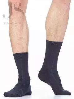 Удобные носки на однобортной и широкой резинке Omsa JSCLASSIC 208 (5 пар) blu oms