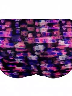 Эластичные плавки брифы с принтом фиолетового цвета DOREANSE RT39401
