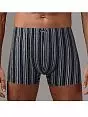 Удобные мужские хипсы Gentlemen SIGS7239 черный/белая полоса распродажа