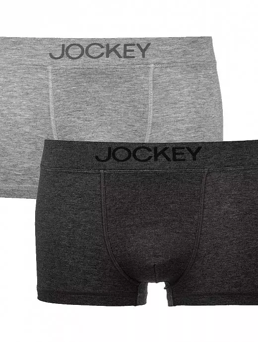 Набор шелковистых боксеров Jockey 22512922 (муж.) (2шт.) Черный 996 Набор шелковистых боксеров Jockey 22512922 (муж.) (2шт.) Черный 996