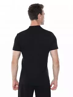 Мужская футболка с короткими рукавами Oztas LTOZ1027-A Oztas черный распродажа