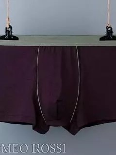 Мужские боксеры на широкой резинке фиолетового цвета ROMEO ROSSI R6011-4