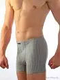 Мужские серые трусы с высокой посадкой классические Gentlemen SIGS7203 распродажа