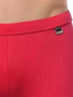 Классические красные мужские пляжные плавки-хипсы с эффектом защиты от ультрафиолетовых лучей HOM Marina 07062cYP