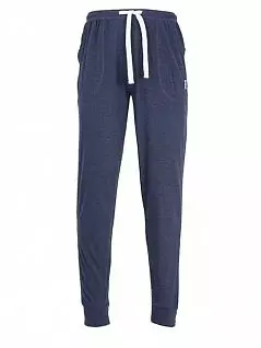 Мужские спортивные штаны на манжетах темно-синего цвета Tom Tailor RT70854/5609
