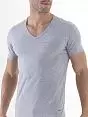 Приталенная мужская футболка серого цвета BlackSpade TENDER COTTON b9239М серый распродажа