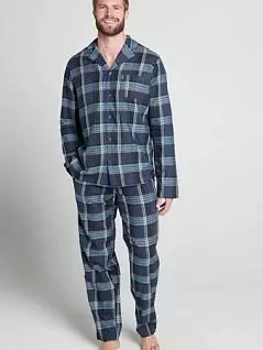 Пижама (рубашка с отложным воротником и брюки на мягкой резинке) многоцветного цвета JOCKEY 500334c481