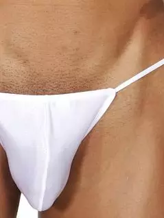Минималистические мужские стринги-ниточки белого цвета Oboy Sexy Boy U67 5701c02 белый распродажа