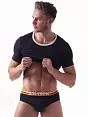 Мужские брифы комфортной посадки Jolidon Uomo N264 черный (nero)
