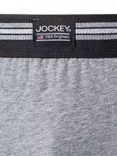 Комплект из 3 удобных мужских трусов-боксеров серого цвета Jockey 17301733 Nos (муж.) (3шт.) Серый распродажа