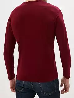 Облегающая футболка из хлопка с добавлением эластана Cacharel LT1333 Cacharel бордовый