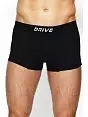 Однотонные мужские трусы боксеры черного цвета Torro LFTMX7028 BLACK