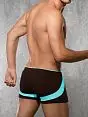 Мужские шоколадные трусы с бирюзовыми вставками Doreanse Fitness Collection 1565c88