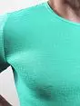 Яркая мужская футболка зелёного цвета Romeo Rossi Sexy Shirts RR503 зелёный распродажа