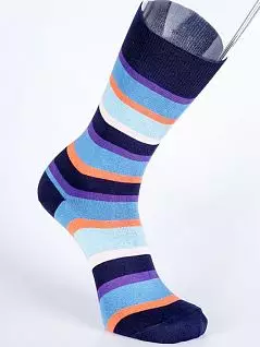 Хлопковые носки в яркую полоску PJ-Best Calze_5710 В