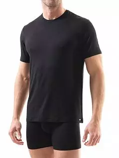 Полуприталенная мужская футболка черного цвета BlackSpade SILVER b9306 черный