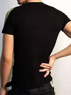 Мужская черная спортивная футболка с зеленым принтом Doreanse Mexican Style 2575c17
