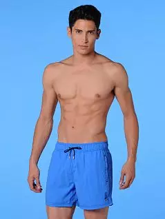 Пляжные шорты с водоотталкивающими свойствами голубого цвета HOM 07856cB5