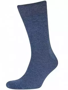 Комплект из 10 пар хлопковых мужских носков серого цвета "RuSocks" C-332