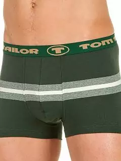 Интересные мужские хипсы в полоску (green-me) зеленого цвета Tom Tailor RT322