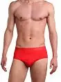 Яркие брифы из легкой вискозы красного цвета TUOSITE DTTS7825-8