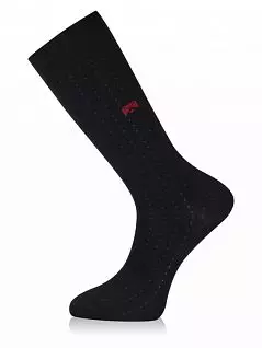 Мягкие носки из модала LT5615 Sis черный (набор из 3х штук)