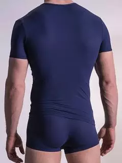 Мужская футболка с узким вырезом горловины Олаф Бенц 106024премиум Синий 4600