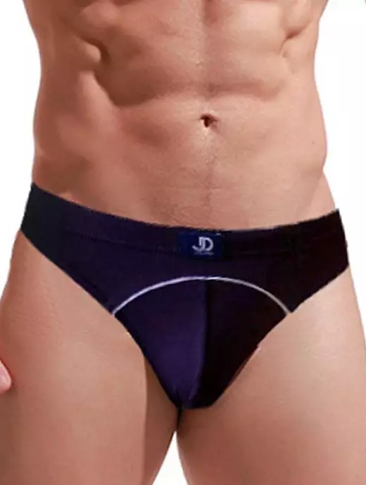 Стильные слипы декорированы контрастной окантовкой Jolidon DT45блнТм Dark_blue Стильные слипы декорированы контрастной окантовкой Jolidon DT45блнТм Dark_blue