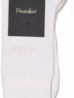 Тонкие носки на комфортной резинке белого цвета President 915c12