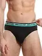 Стильные и удобные мужские трусы-слипы Jolidon DT278нТм Black