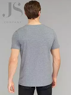 Однотонная футболка из мягкого хлопка Omsa JSOmT_U 1201 COTTON футболка grigio scuro melange oms