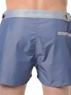 Мужские пляжные шорты на липучке джинсового цвета (деним) HOM Jeans 35c9970c00BI